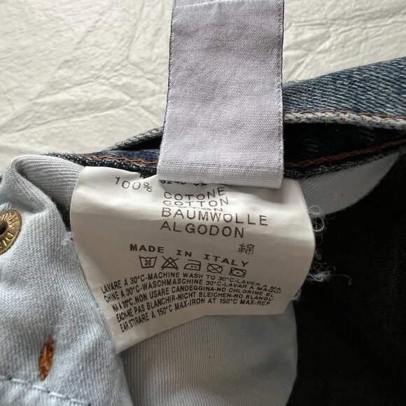 Diesel jeans straight leg size 38 38x30 button fly distressed denim 100% cotton - Picture 5 of 6